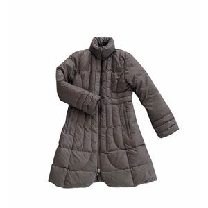 Moncler Vintage Down Norme Afnor Brown Puffer Coat